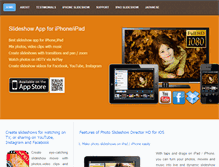 Tablet Screenshot of photo-slideshow-director.com